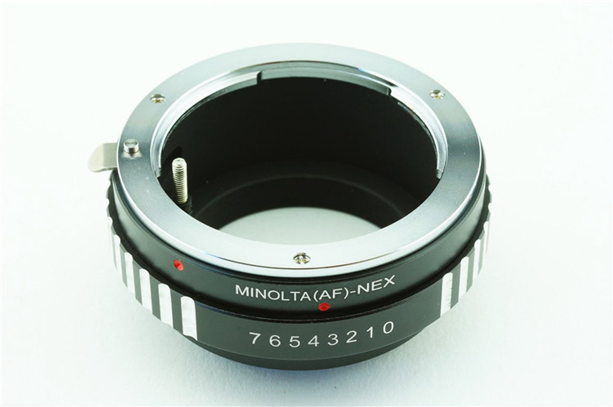 Adapter MA-NEX Minolta Sony AF Lens - Sony NEX A7 FE mount Camera