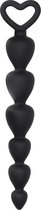 Silicone Anal Beads - Black - Anal Beads -