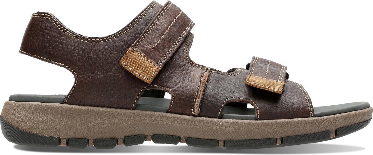 Clarks Sandaal Brixby Shore Donkerbruin - Clarks