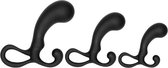 3 - Piece Prostate Stimulator Set - Black - Prostate Stimulators -