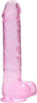 9" / 23 cm Realistic Dildo With Balls - Pink - Realistic Dildos -