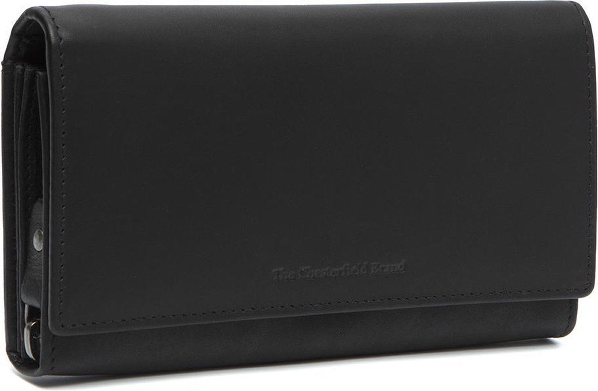 The Chesterfield Brand - Leren Portemonnee Zwart Mirthe