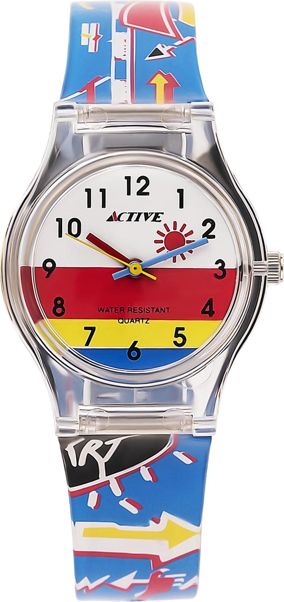 Active ACT-002 Horloge - Kunststof - Multi - Ø 28 mm