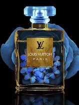 Glasschilderij - Louis Vuitton - 60 x 80 cm
