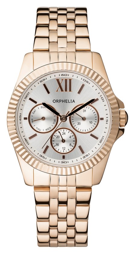 ORPHELIA Ladies Multi Dial Watch New Tradition Rose Gold Stainless steel