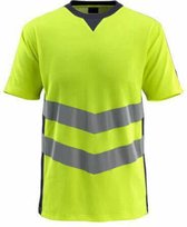 Mascot t-shirt Sandwell fluorgeel/donkermarine