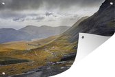 Muurdecoratie Gebergtes in een Schots landschap - 180x120 cm - Tuinposter - Tuindoek - Buitenposter