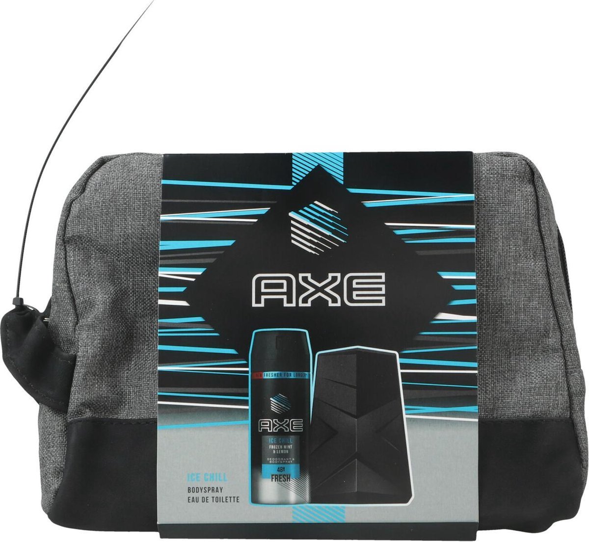 AXE Ice Chill Geschenkset - Eau de Toilette & Bodyspray in Toilettas |  bol.com