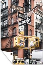 Panneaux de signalisation à New York 60x90 cm