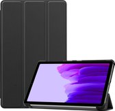 Case2go - Hoes voor de Samsung Galaxy Tab A7 Lite (2021) - Tri-Fold Book Case - Zwart