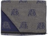 TRESANTI sjaal - Viscose sjaal - Bulldog design - Grijze sjaal