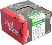 Dynaplus à recouvrement Revêtement outdoor Culasse TORX TX-15 4 x 40 mm 200 pcs