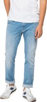 Replay Heren Slim Anbass Hyperflex Jeans Blauw maat 34/34