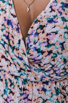Colourful Rebel Ruffle Playsuit Lita Aquarel Multicolor