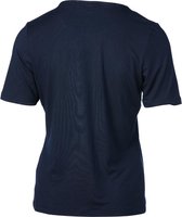 Dames shirt plooien marine | Maat XS