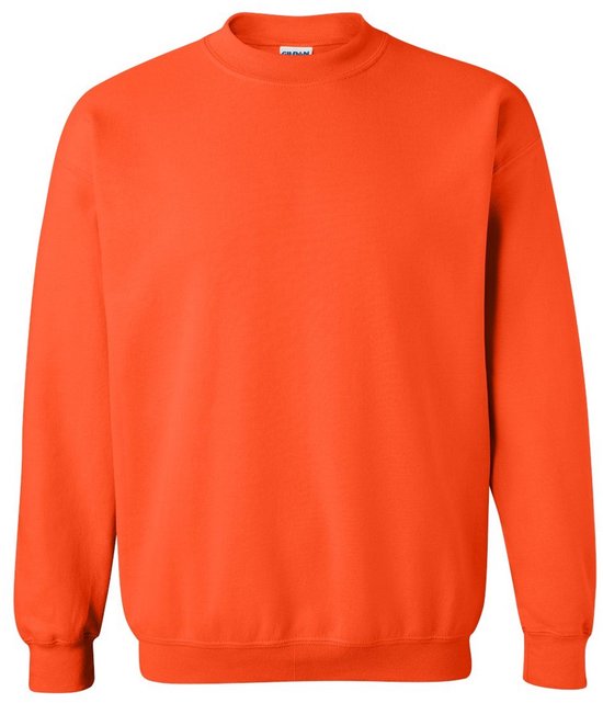 Gildan Zware Blend Unisex Adult Crewneck Sweatshirt voor volwassenen (Oranje)