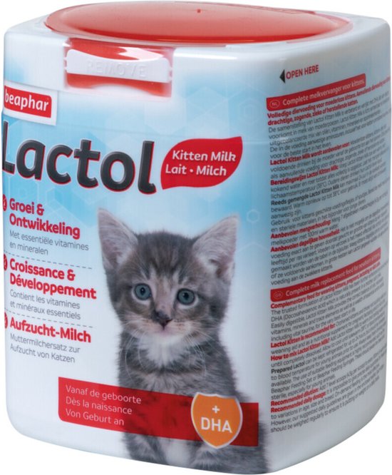 Beaphar Lactol Kitty Milk - Lait de remplacement - 3 x 500g