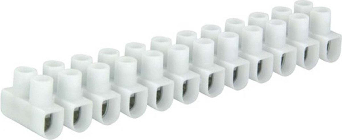 Kroonsteen strip 1,5 - 2,5mm2 wit