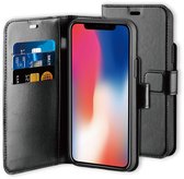 BeHello iPhone 11 Pro Max Hoesje - Gel Wallet Case Met Ruimte Voor 3 Pasjes Zwart