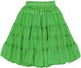 Luxe petticoat 2 laags groen
