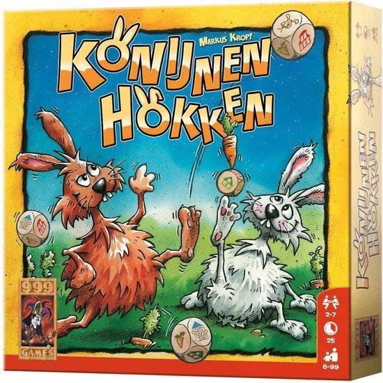 Thumbnail van een extra afbeelding van het spel Konijnen Hokken - Dobbelspel