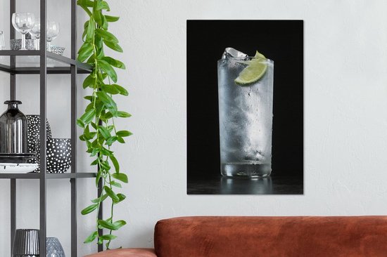 Toile d'alcool en verre froid 2cm 60x90 cm - Tirage photo sur toile (Décoration murale salon / chambre)