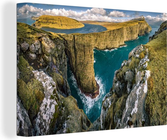 Gorge sur les îles Féroé toile 2cm