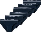 Schiesser 6-pack Rio heren slips - donkerblauw