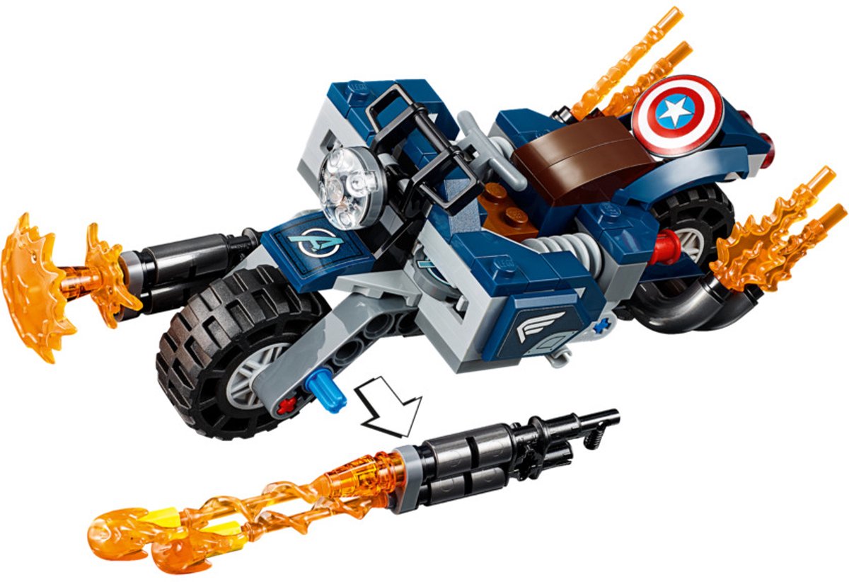 LEGO Marvel Super Heroes Captain America: Outriders Attack 76123 — afbeelding 7