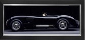 By Kohler Fotolijst/schilderij 1951 Jaguar C-Type glas/zwart 60x180x3 (102628)
