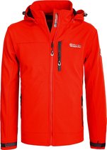 Geographical Norway Softshell Jas Rood Turbo Dry Rumba - S