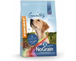 3x Fokker Country Balance Graanvrij Hondenvoer Lam 2,5 kg