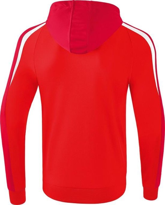 Veste d'Entraînement Erima Liga 2.0 Avec Capuche Enfants - Rouge / Rouge Foncé / Blanc | Taille: 140