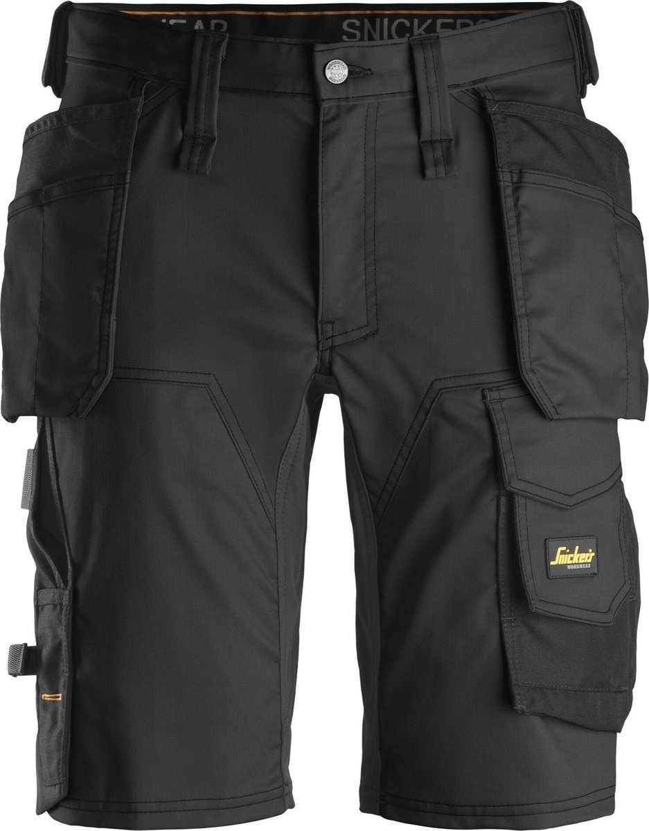 Snickers Korte Broek AllroundWork Stretch Holsterzakken 6141 - Mannen - Zwart - 56