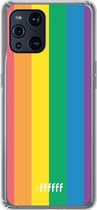 6F hoesje - geschikt voor OPPO Find X3 Pro -  Transparant TPU Case - #LGBT #ffffff