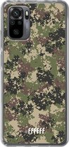 6F hoesje - geschikt voor Xiaomi Redmi Note 10 Pro -  Transparant TPU Case - Digital Camouflage #ffffff