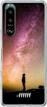 6F hoesje - geschikt voor Sony Xperia 5 III -  Transparant TPU Case - Watching the Stars #ffffff