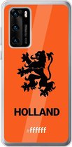 6F hoesje - geschikt voor Huawei P40 -  Transparant TPU Case - Nederlands Elftal - Holland #ffffff