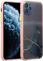 Inktschilderstijl TPU-beschermhoes voor iPhone 11 Pro (inktgroen)