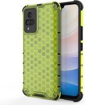 Voor vivo S9 schokbestendige honingraat pc + TPU-hoes (groen)