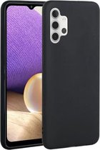 Voor Samsung Galaxy A32 5G Candy Color TPU Case (zwart)