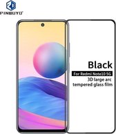 Voor Geschikt voor Xiaomi Redmi Note10 5G PINWUYO 9H 3D gebogen volledig scherm explosieveilige gehard glasfilm (zwart)