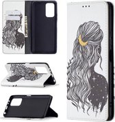 Voor Xiaomi Redmi Note 10 Pro Gekleurde Tekening Patroon Onzichtbare Magnetische Horizontale Flip PU Lederen Case met Houder & Kaartsleuven & Portemonnee (Meisje)
