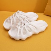 Hole Wave Home Indoor-pantoffels voor dames, maat: 44-45 (rijstwit)