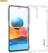 Voor Redmi Note 10 Pro / Note 10 Pro Max Hat-Prince ENKAY Clear TPU Soft antislip Cover Shockproof Case
