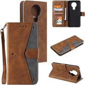 Voor Nokia 3 Stiksels Kalf Textuur Horizontale Flip Lederen Case met Houder & Kaartsleuven & Portemonnee (Bruin)