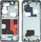 Originele frontbehuizing LCD-frame bezelplaat voor OPPO Find X2 Pro CPH2025 PDEM30 (groen)