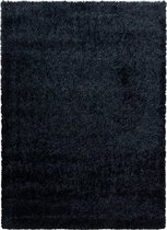 Extra hoogpolig shaggy vloerkleed Brilliant - black - 240x340 cm