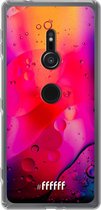 6F hoesje - geschikt voor Sony Xperia XZ2 -  Transparant TPU Case - Colour Bokeh #ffffff