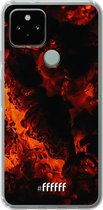 6F hoesje - geschikt voor Google Pixel 5 -  Transparant TPU Case - Hot Hot Hot #ffffff